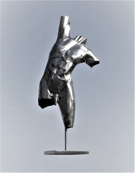 Freestanding Torso stainless steel