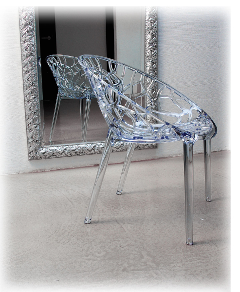 Garden chair crystal clear