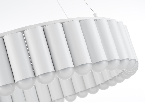Loft Lampe Industriedesign Weiß