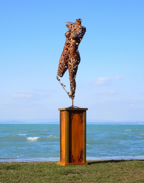 Große Venus Akt Garten Skulptur rostig