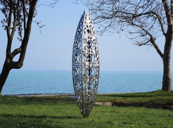 Modern art garden sculpture steel