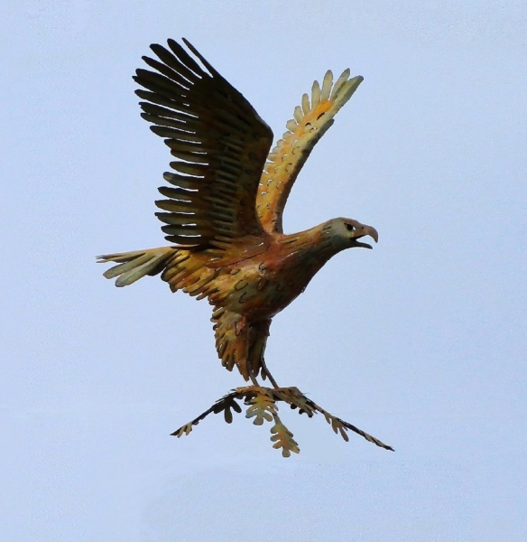 Golden eagle artwork