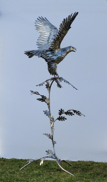 Eagle on tree artwork