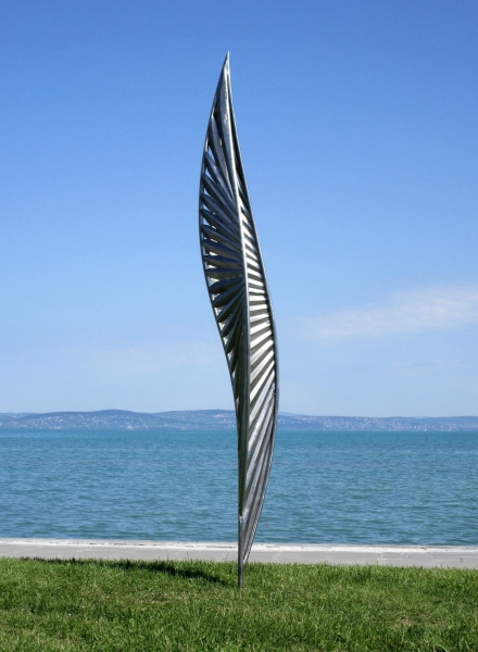 Feather column stainless steel garden